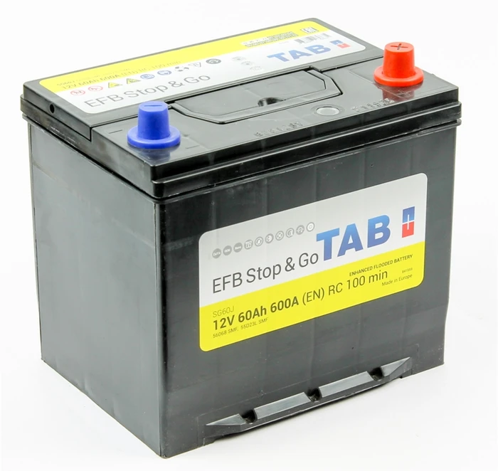Аккумулятор TAB EFB Stop & Go 6СТ-65.0, 600 А AKB4204