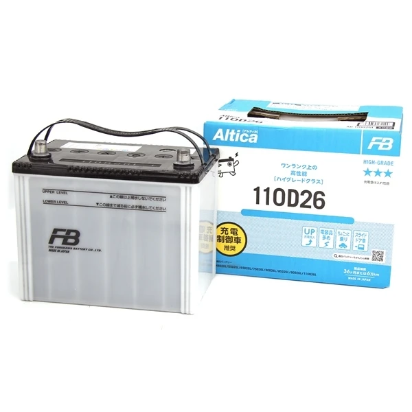 Аккумулятор Furukawa Battery FB Altica HIGH-GRADE 80 А·ч 110D26R, 760 А AKB3514