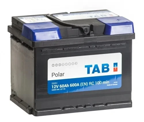 Аккумулятор TAB Polar 6СТ-60.0 (56008), 600 А AKB3448