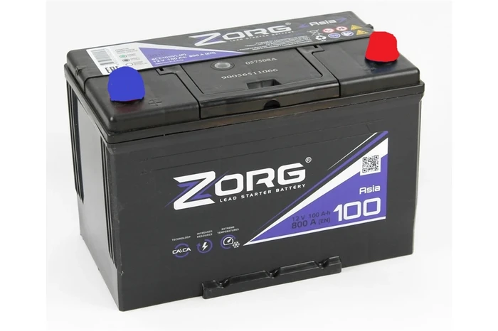 Аккумулятор ZORG 6СТ-100.0 (D31L) бортик, 800 А AKB4229
