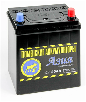 Аккумулятор Тюмень Asia 6СТ-40.0 тонк.кл. AKB6182