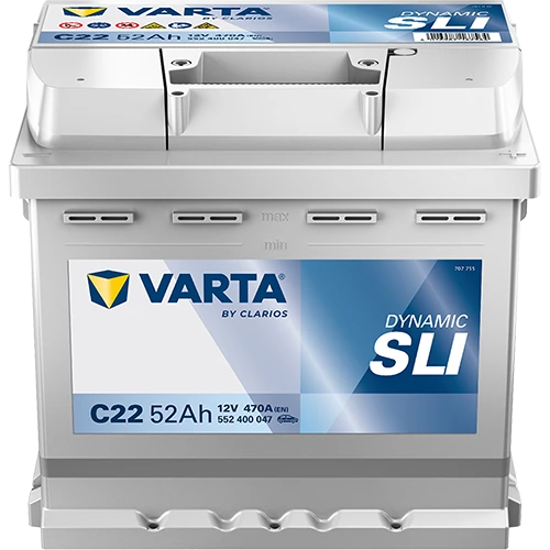 Аккумулятор VARTA Dynamic SLI 6СТ-52.0 (552 400 047), 470 А AKB2656