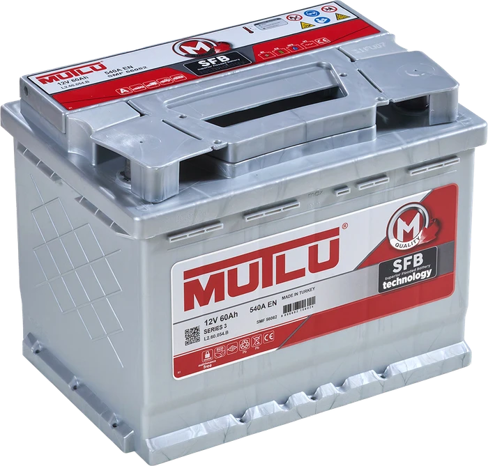 Аккумулятор Mutlu SFB M3 6СТ-60.1, 540 А AKB2812