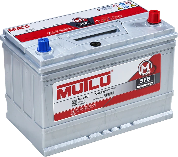 Аккумулятор Mutlu SFB M3 6СТ-90.0 (155D31FL) бортик, 720 А AKB2794