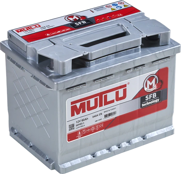 Аккумулятор Mutlu SFB M3 6СТ-60.0, 540 А AKB3079