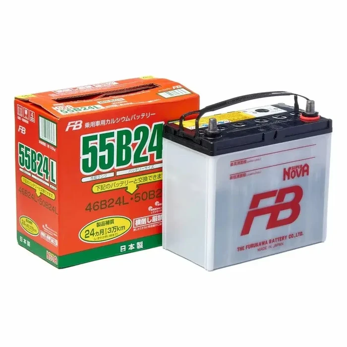 Аккумулятор Furukawa Battery FB Super Nova 45 А·ч 55B24L, 480 А AKB3487
