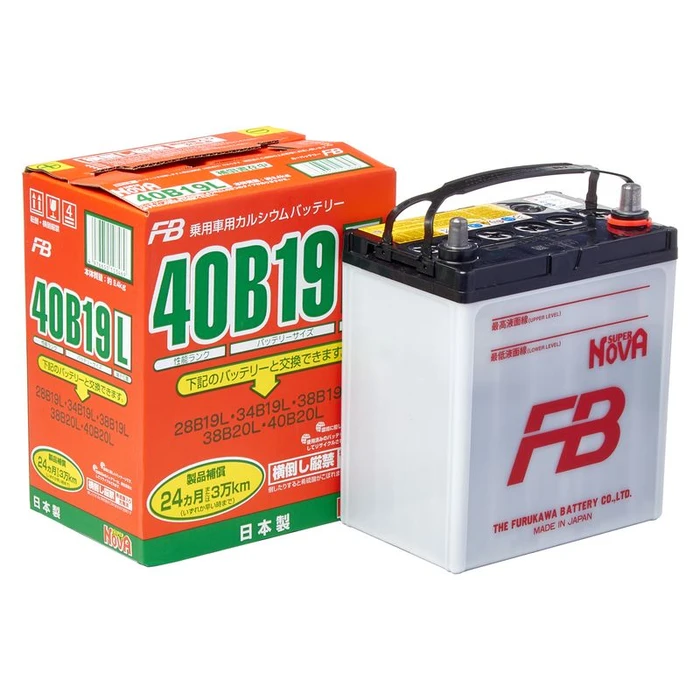 Аккумулятор Furukawa Battery FB Super Nova 38 А·ч 40B19L, 330 А AKB3486