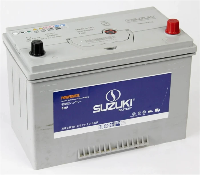 Аккумулятор SUZUKI 6СТ-90.0 (105D31L) бортик, 820 А AKB6213