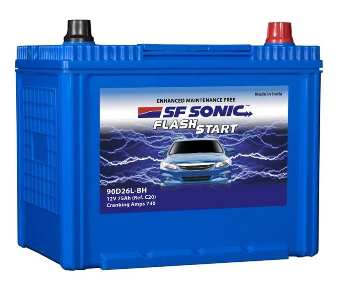 Аккумулятор SF SONIC 6СТ-75.0 (90D26L), 730 А AKB4254