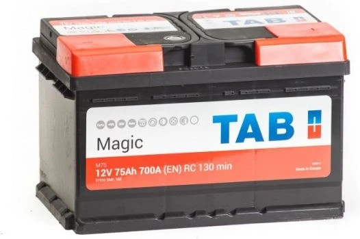 Аккумулятор TAB Magic 6СТ-75.0 низкий, 720 А AKB3443
