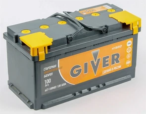 Аккумулятор GIVER HYBRDID 6СТ-100.0, 820 А AKB3396