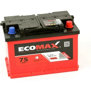 Аккумулятор EcoMax 6СТ-75.0, 600 А AKB4216