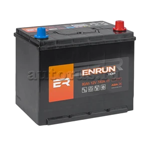 Аккумулятор ENRUN TOP JIS MF 95D26L, 80 А·ч, 740 А AKB6187
