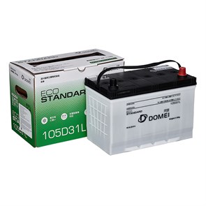 Аккумулятор DOMEI Eco STANDARD 105D31L, 90Ah, 810A борт AKB4459