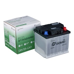 Аккумулятор DOMEI Eco STANDARD  55Ah, 450A AKB3609