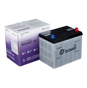 Аккумулятор DOMEI Extra BOOST IS S-95/D26L, 75Ah, 700A AKB2502