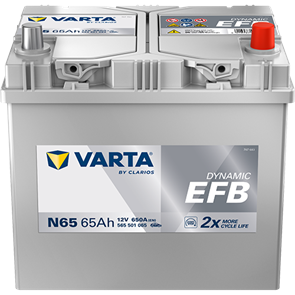 Аккумулятор Varta DYNAMIC EFB  6СТ-65.0 (565501065) яп.ст AKB2938