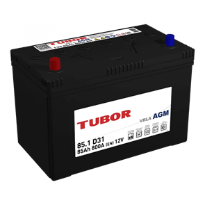 Аккумулятор TUBOR AGM 6CT-85.1 VRLA D31 AKB6250