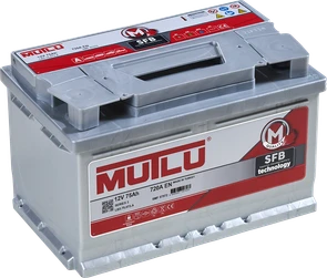 Аккумулятор Mutlu SFB M3 6СТ-75.0 низкий, 720 А AKB2832