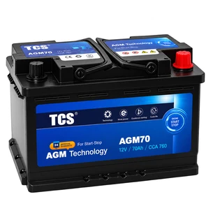 Аккумулятор TCS AGM 6СТ-70.0 760 А AKB4545
