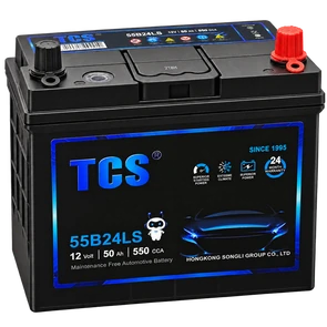 Аккумулятор TCS 50.0 550 А JIS MF-55B24LS AKB6208