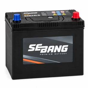 Аккумулятор SEBANG SMF 50 А·ч обратная 65B24LS, 480 А AKB6210