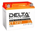 Мотоаккумулятор DELTA CT1212, 12 А·ч, 180 А AKB3784
